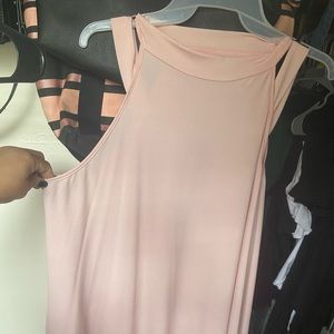 Summer dress baby pink